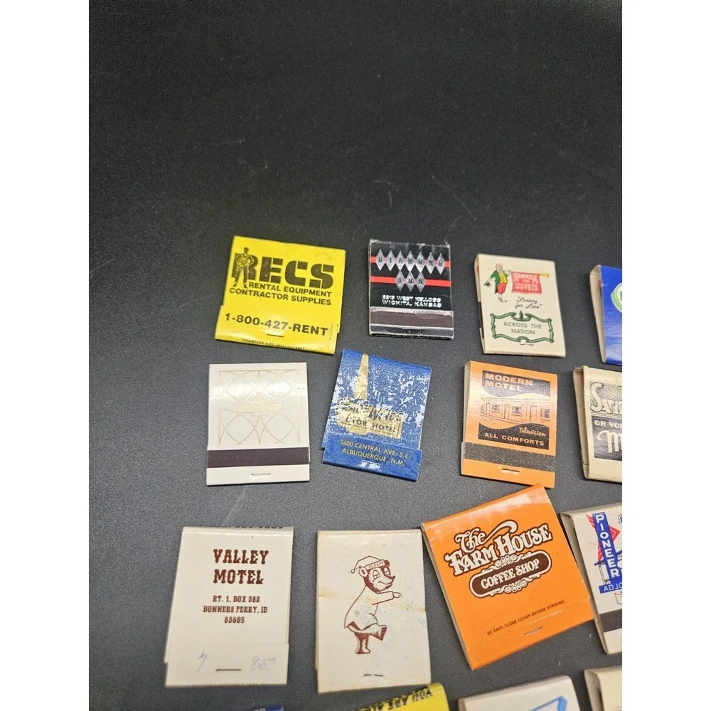 Lot Of 20 Vintage Matchbooks